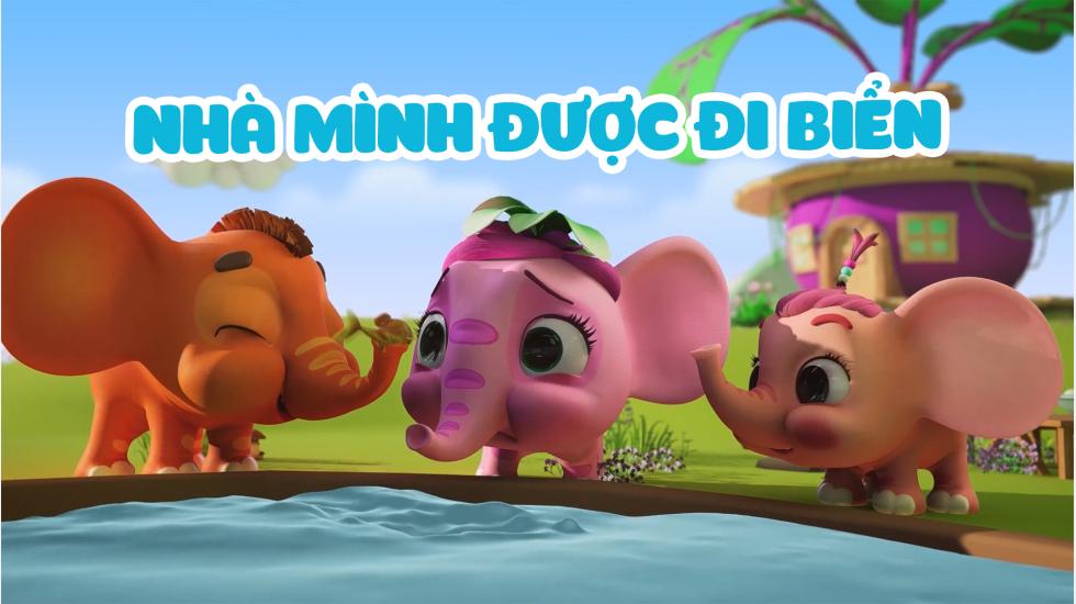 Những chú voi ngộ nghĩnh_Nhà Mình Được Đi Biển - Quả Trứng Thối