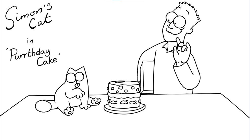 SimonsCat2018_EP01_PurthdayCake