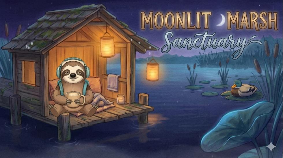 Moonlit Marsh Sanctuary
