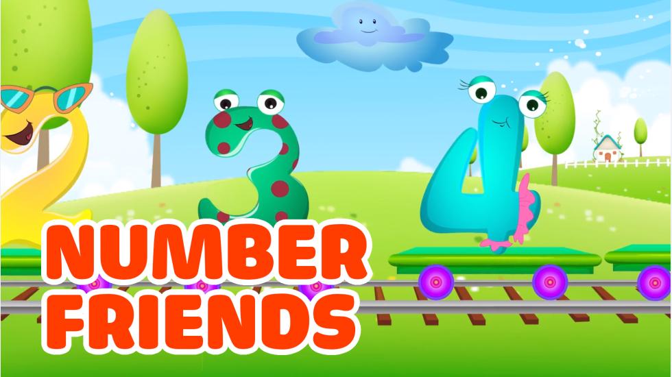 LaLa Schools | NUMBER FRIENDS - Nursery Rhymes & Kids Songs